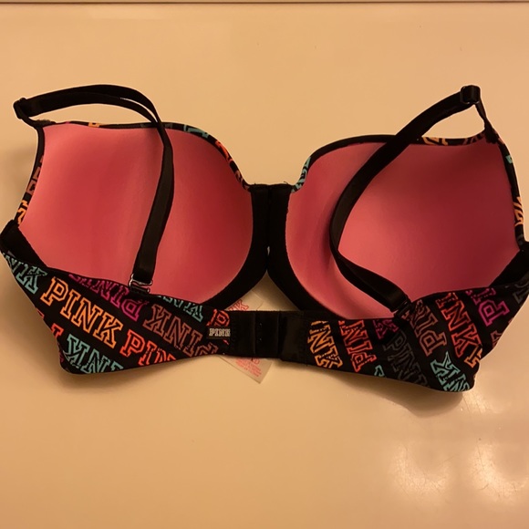 Pink underwire padded bra - Picture 3 of 5